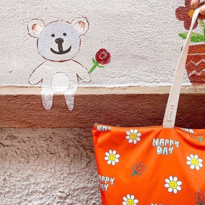 韓系小花Happy Day 幼稚園睡袋4