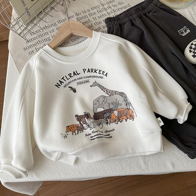 動物園薄款大學T1