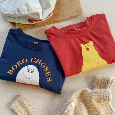 cute塗鴉短版寬鬆T5