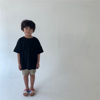 韓系貼布英文字短T10