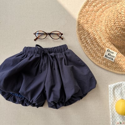 推 ♡ 女寶必買韓系花苞短褲3