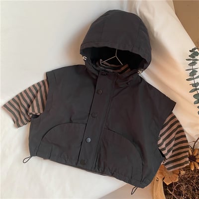 推 ♡ 韓系連帽落肩背心7