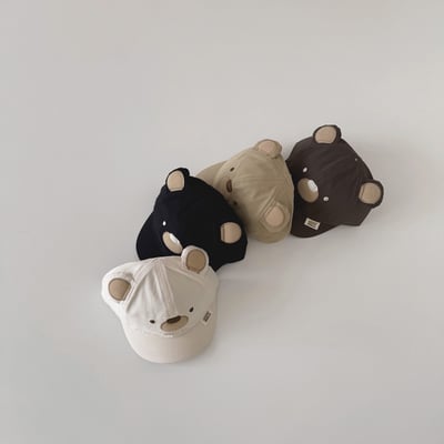 熱銷~韓系小熊表情鴨舌帽6