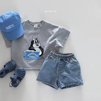 韓系胖企鵝短T2