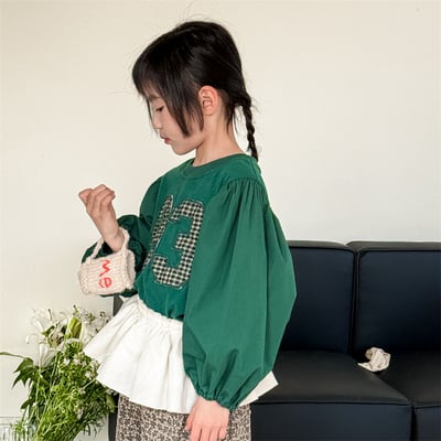 93號拼接公主袖上衣(無刷毛)2