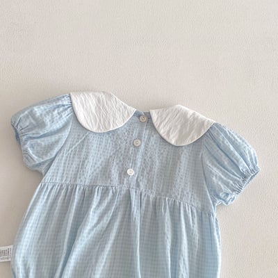 娃娃領學院風包屁衣7