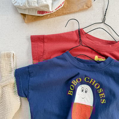 cute塗鴉短版寬鬆T2