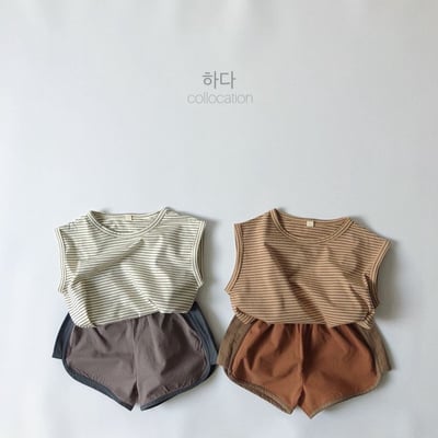 門市熱銷森系滾邊撞色短褲5