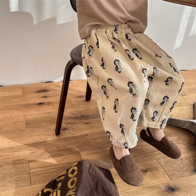 推 ♡ 韓系滿版企鵝長褲22