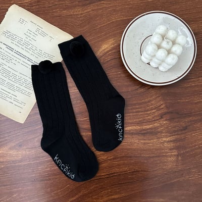 毛球點膠中筒襪7