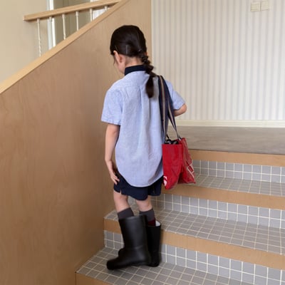 韓系棒球小熊跳色領襯衫20