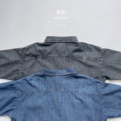 天絲棉牛仔休閒襯衫(自留款)7