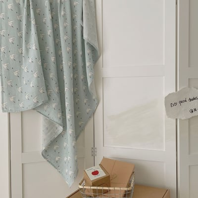 春夏季竹棉紗布透氣蓋毯14