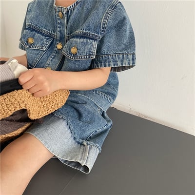 韓系復古牛仔外套8