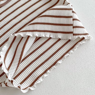 條紋捲邊舒適套裝3