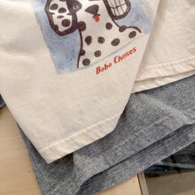 韓系塗鴉落肩寬鬆T2