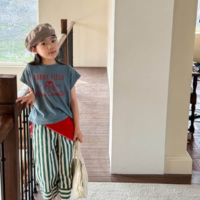 美式小狗落肩T23