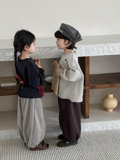 韓系個性破洞毛圈簡約上衣5