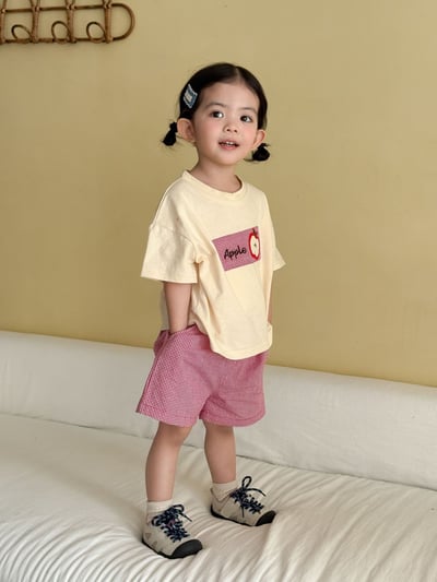 幼稚園穿搭格子拼布系列19