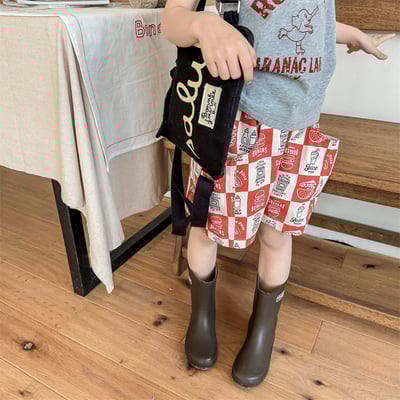 速食大格子口袋短褲16