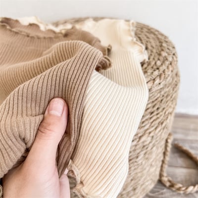 熱銷 ⛧ 坑條木耳邊打底衣7