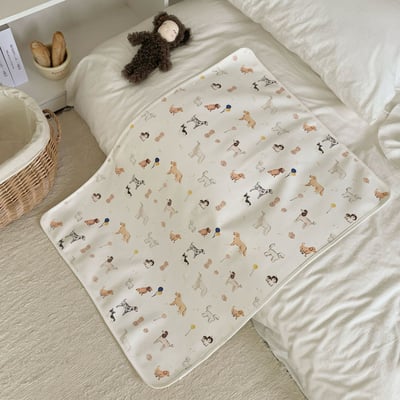 針織三合一防水尿布墊/隔尿墊14