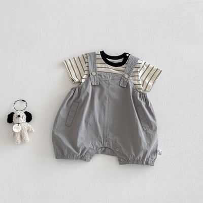 經典百搭吊帶包屁衣1