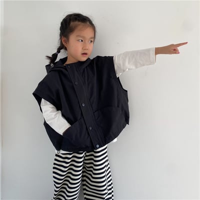 推 ♡ 韓系連帽落肩背心11