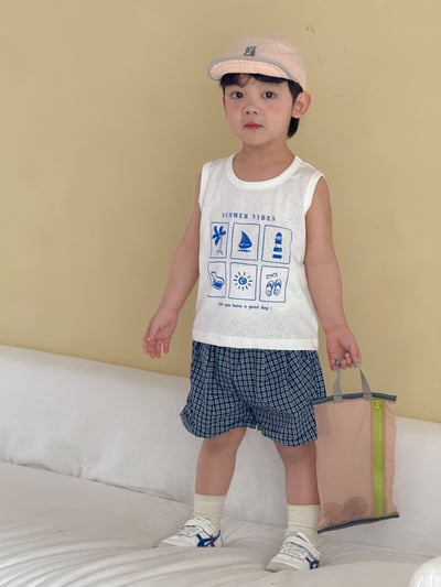 夏季六宮格背心套裝11