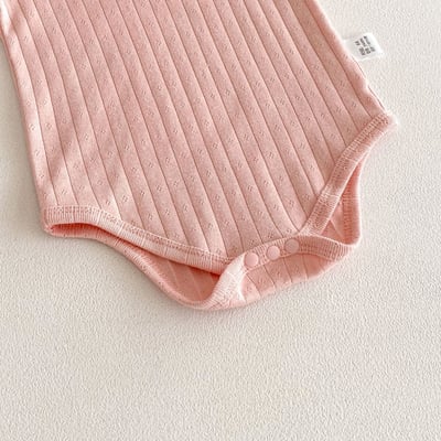 大片花領坑條包屁衣7