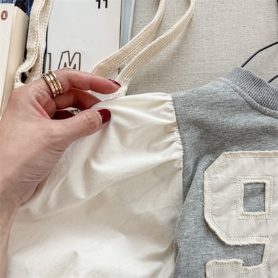 93號拼接公主袖上衣(無刷毛)12