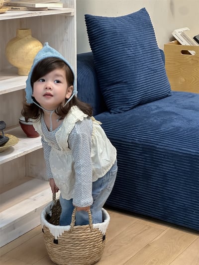 韓系雕花蕾絲背心套裝8