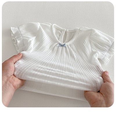 小清新格子吊帶兩件套包屁衣6