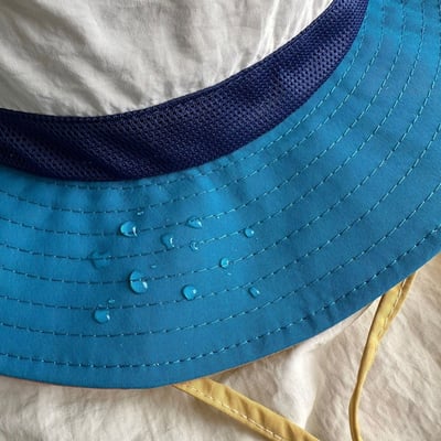 韓風撞色速乾防潑水遮陽漁夫帽(可拆遮脖子)2