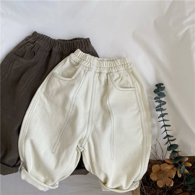 推 ♡ 自留款車線水洗棉褲7