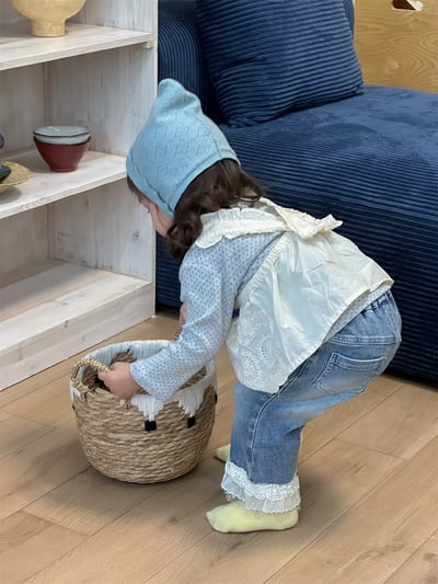 韓系雕花蕾絲背心套裝6