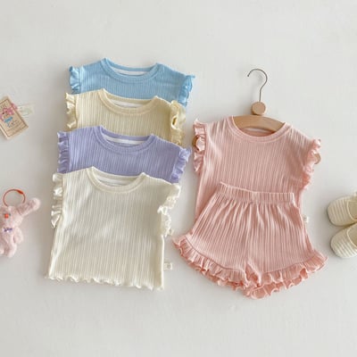 推 ♡ 簡約素色居家透氣套裝22