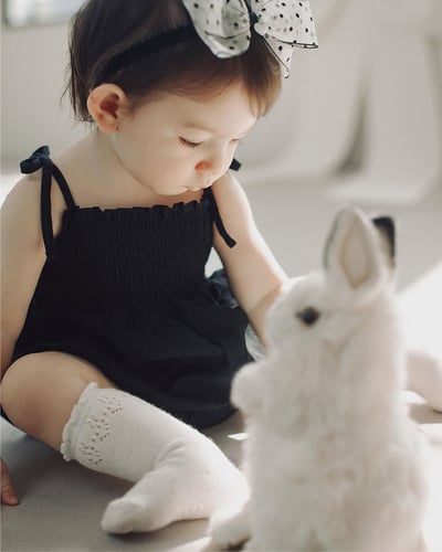 推 ♡ 韓國綁帶抓皺包屁衣12