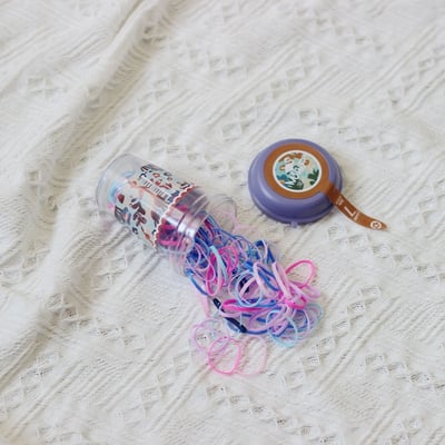 韓系小罐綁髮橡皮筋(外出攜帶方便)5