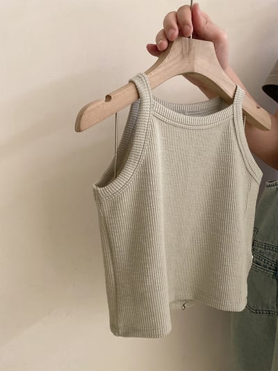 韓系牛仔花苞兩件套洋裝5