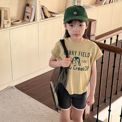 美式小狗落肩T17