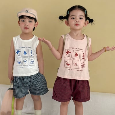夏季六宮格背心套裝3