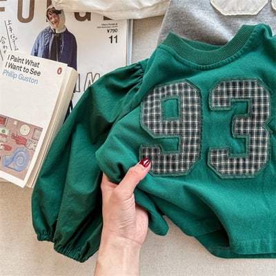 93號拼接公主袖上衣(無刷毛)6