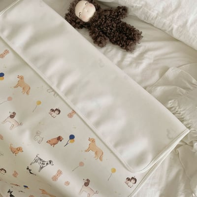 針織三合一防水尿布墊/隔尿墊5