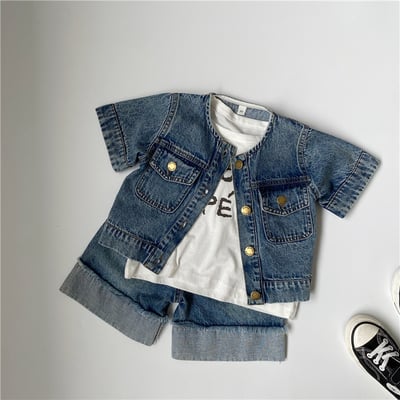 韓系復古牛仔外套4