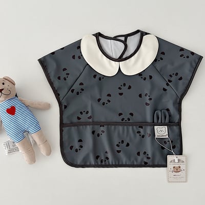 韓國ins防油水娃娃領圍兜兜7