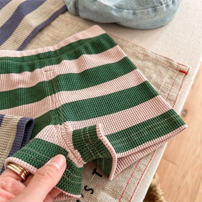 推 ♡ 華夫格條紋刺繡套裝6