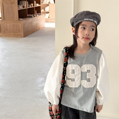 93號拼接公主袖上衣(無刷毛)10