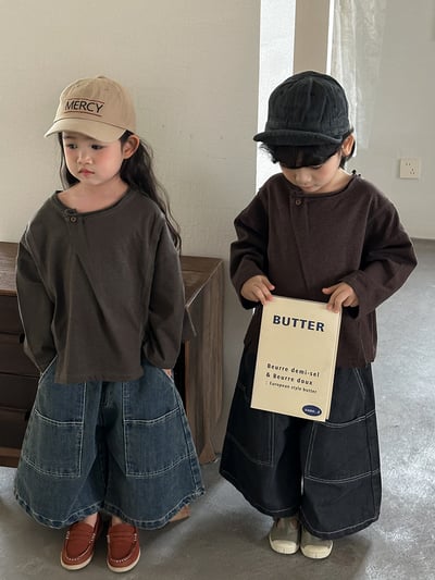 日系打摺扣式簡約上衣(自留款)15