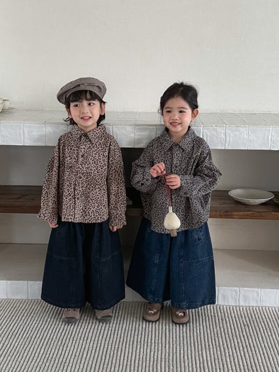 韓系經典豹紋襯衫7